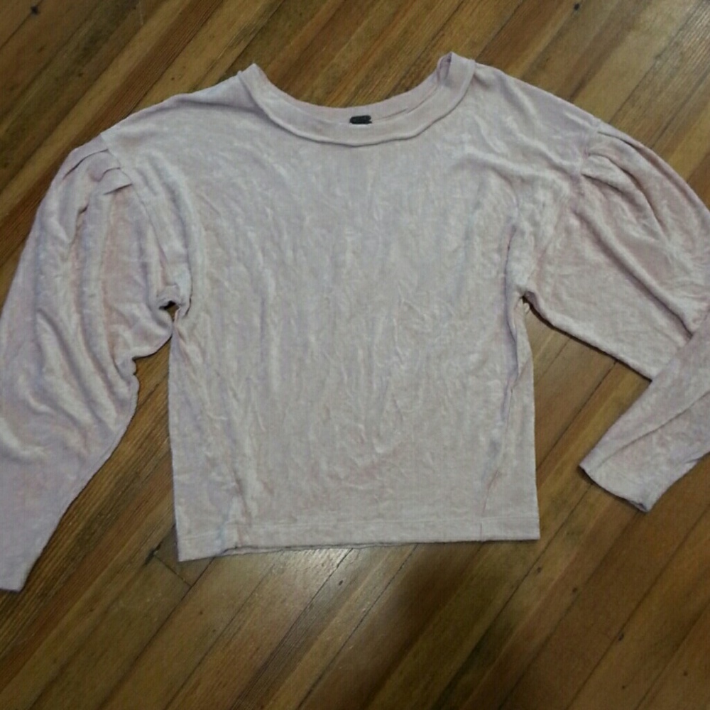 Free People Crushed velvet Top